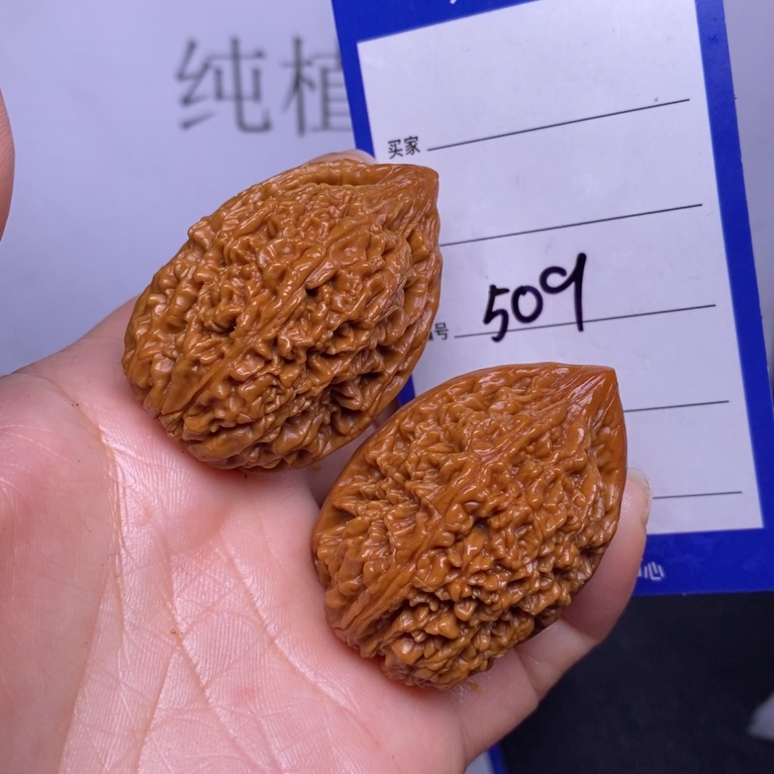 文玩核桃把件509/32.5蒜头