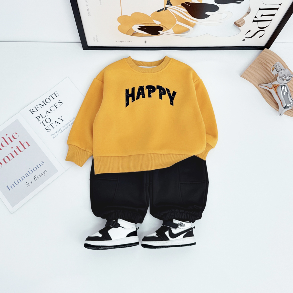 儿童卫衣加绒长袖2025新款秋冬装男童上衣潮 FB25390悠悠童话童装