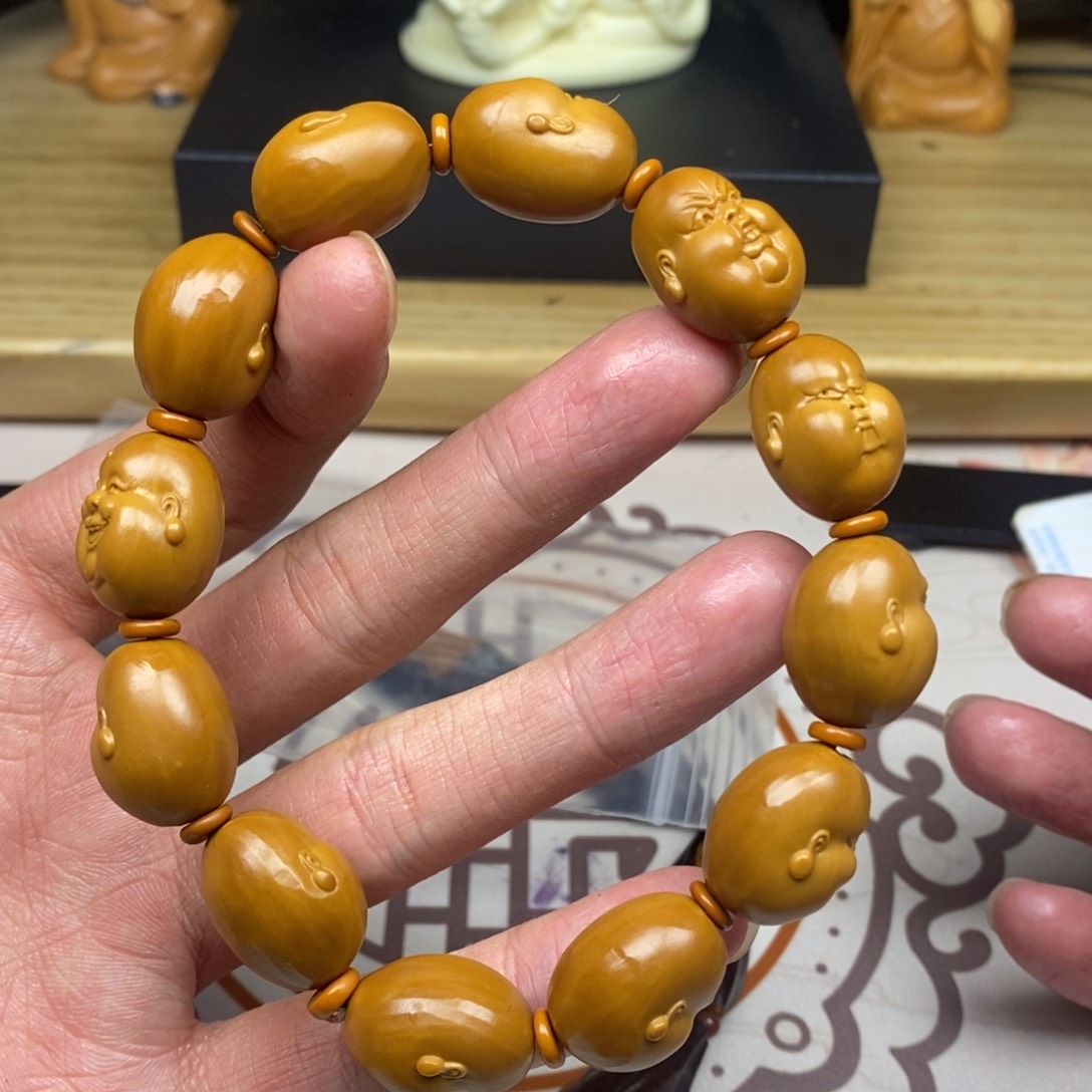 橄榄核手串/手链橄榄核雕工艺手串