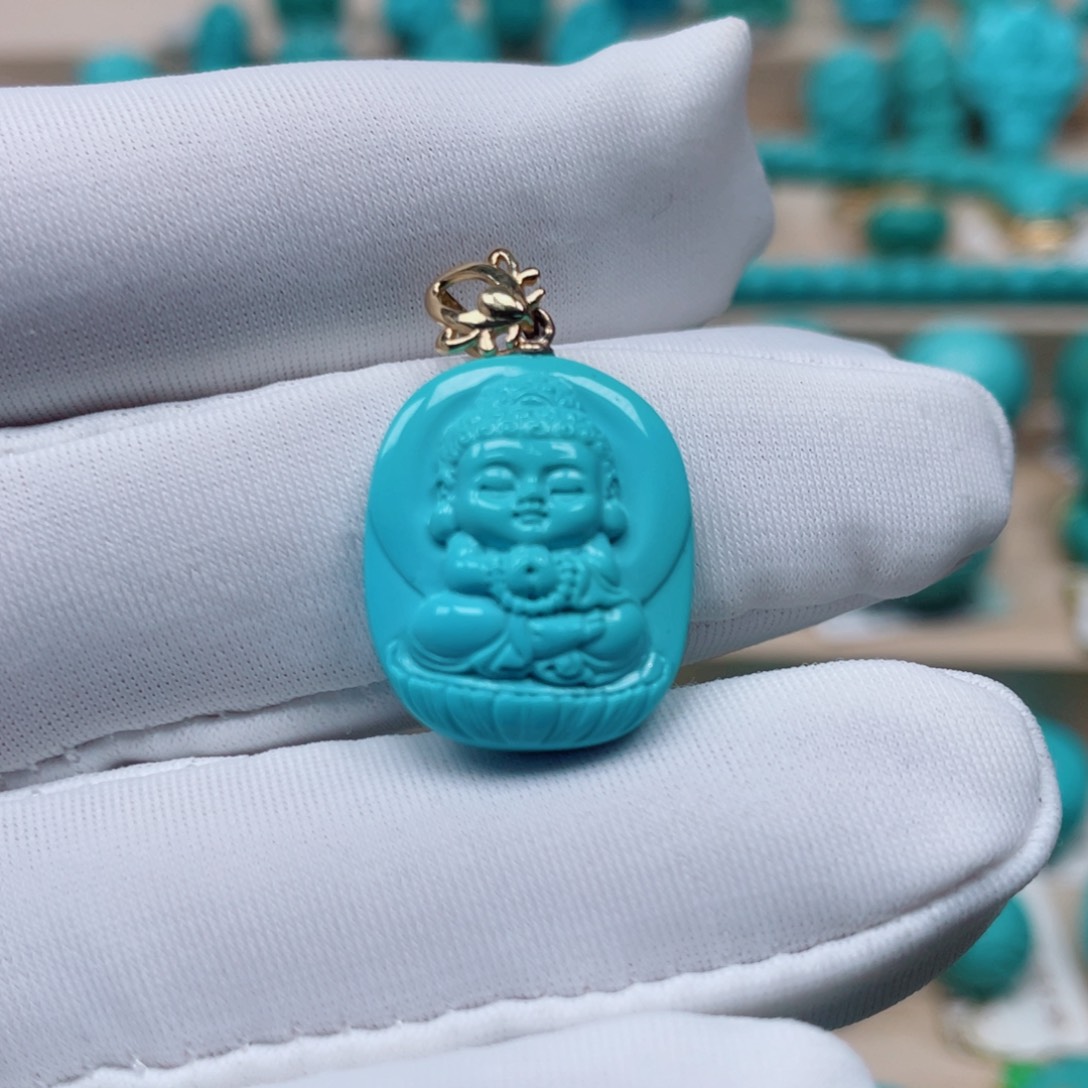 绿松石珠宝奇石未镶嵌