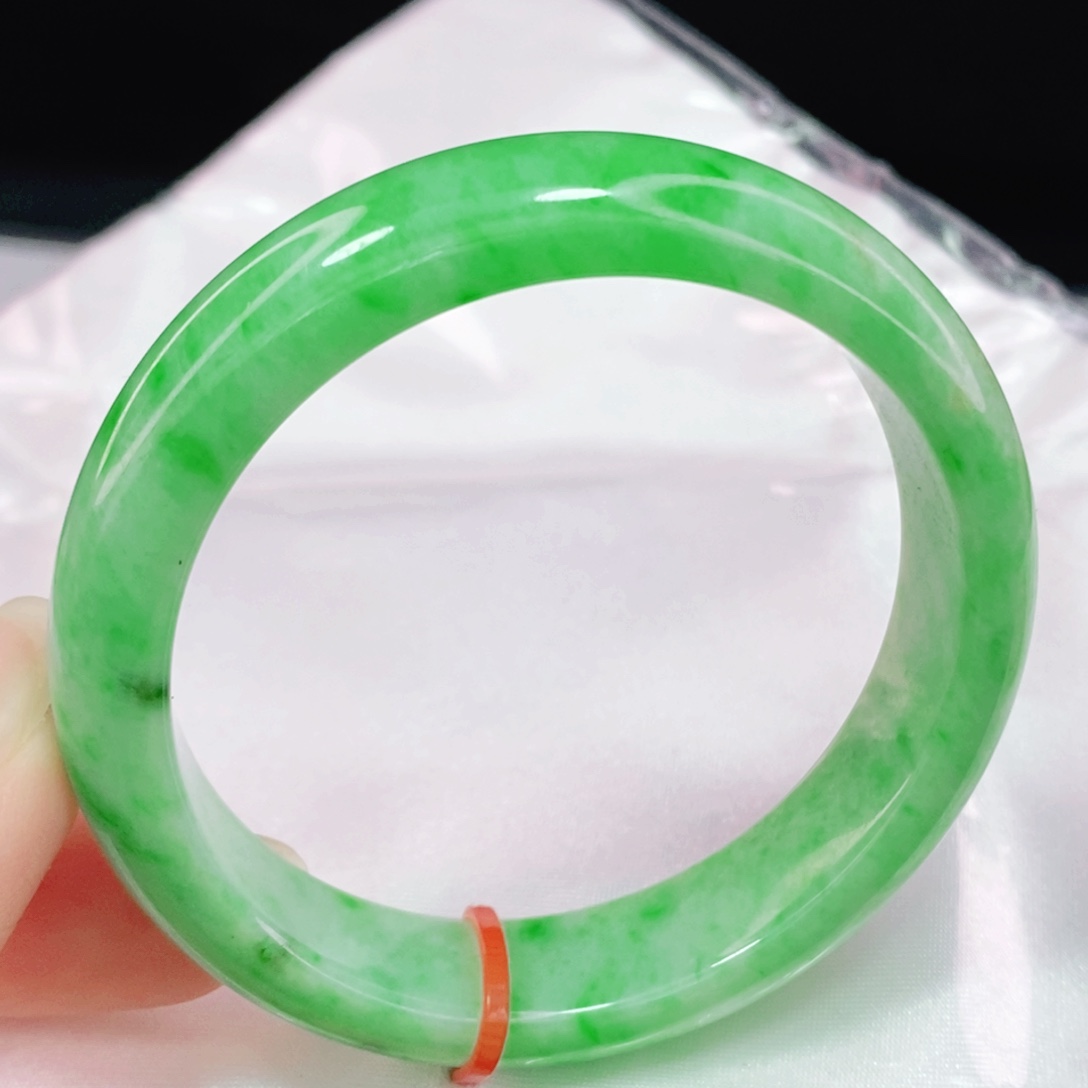 未镶嵌手镯翡翠50.8正圈