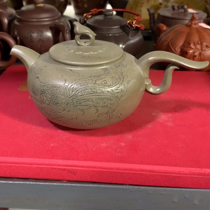 惘***。茶壶紫砂原矿手工73