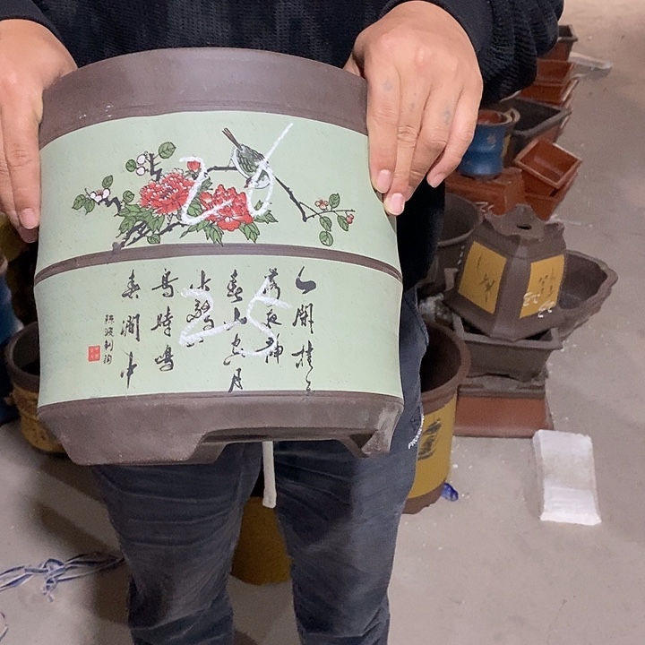 花盆紫砂紫砂花盆