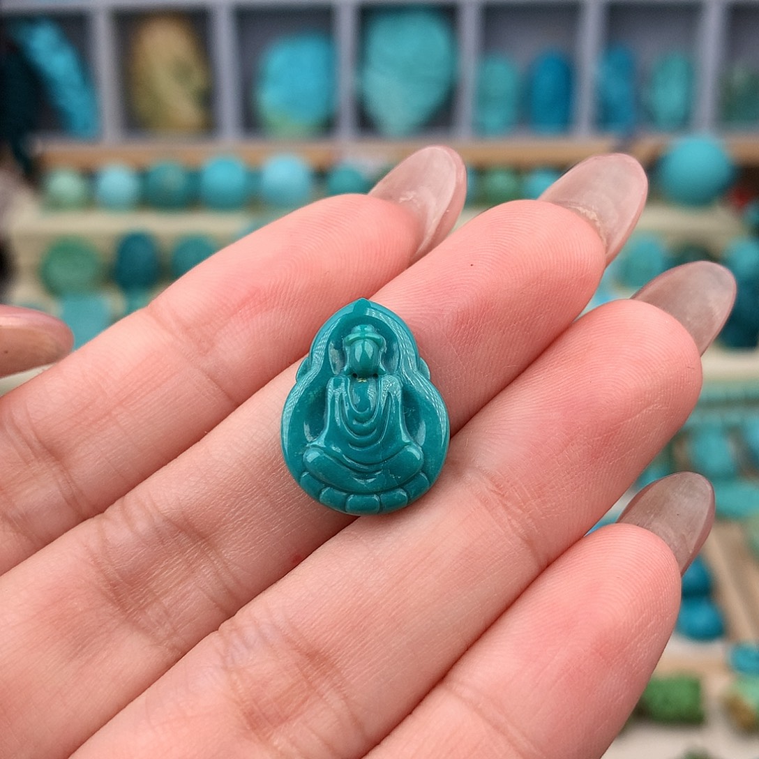 未镶嵌绿松石珠宝奇石