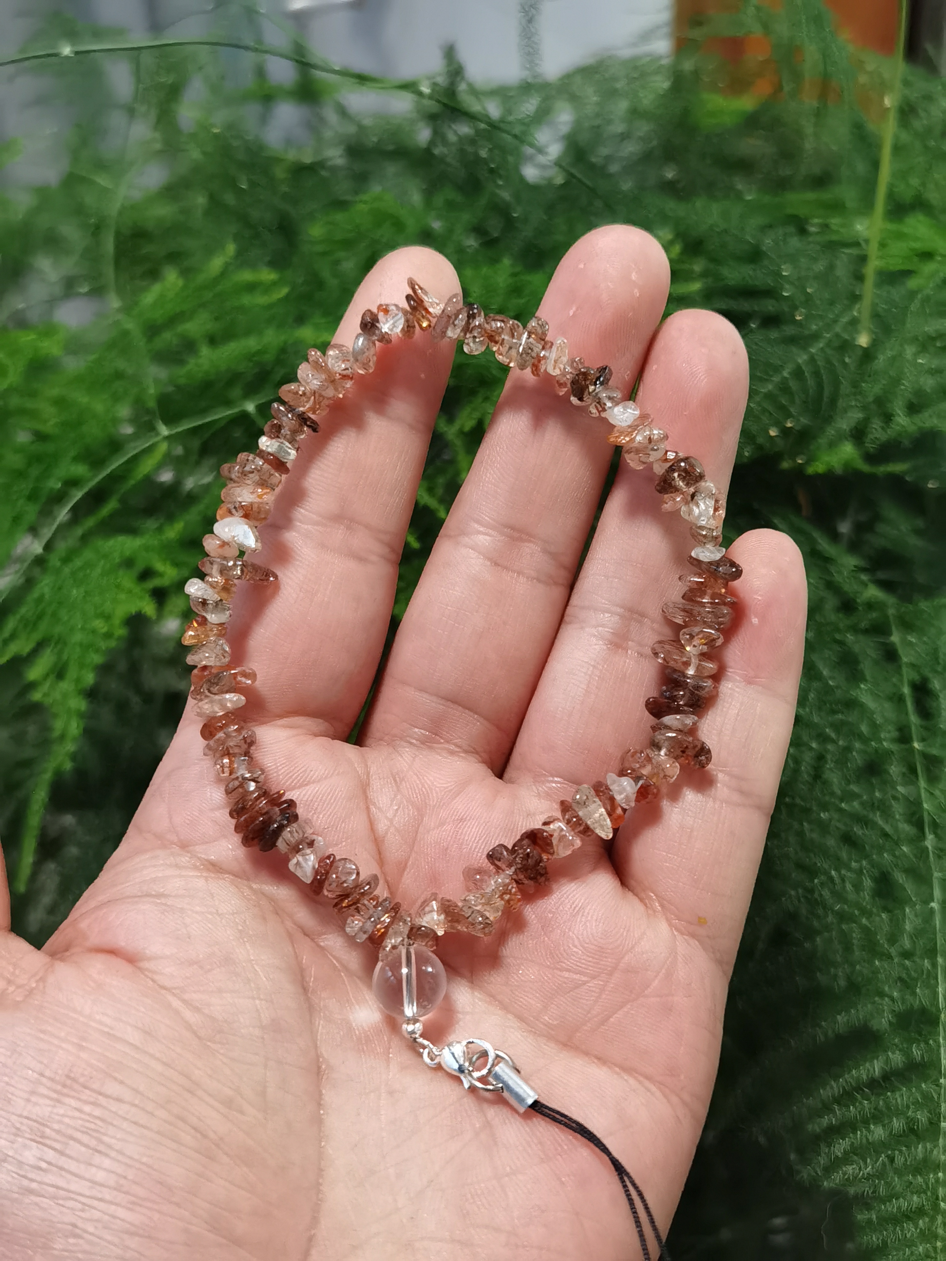 【委员优选】天然黑金超手机链 6mm 多样性发一 GT5001