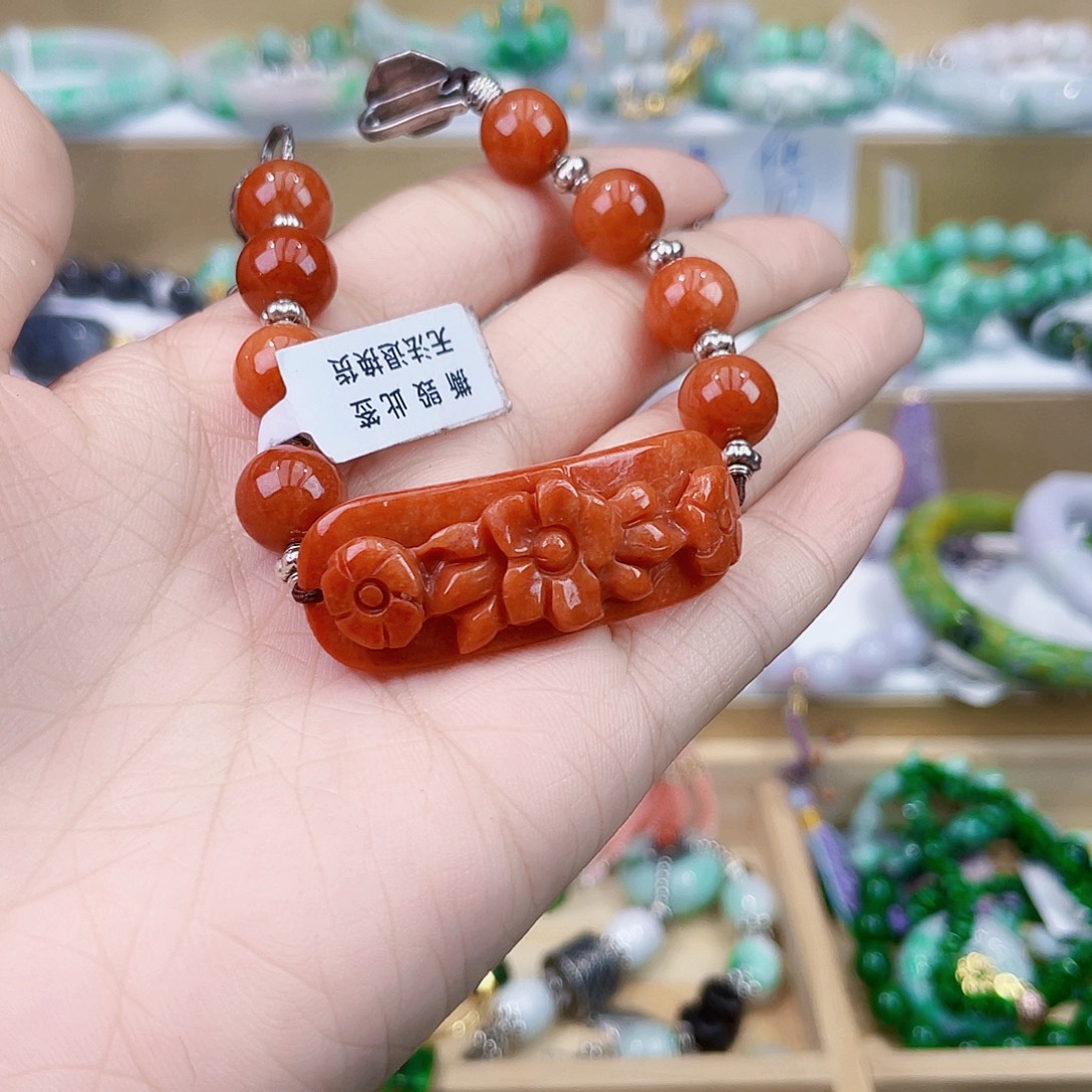 翡翠未镶嵌手链手链