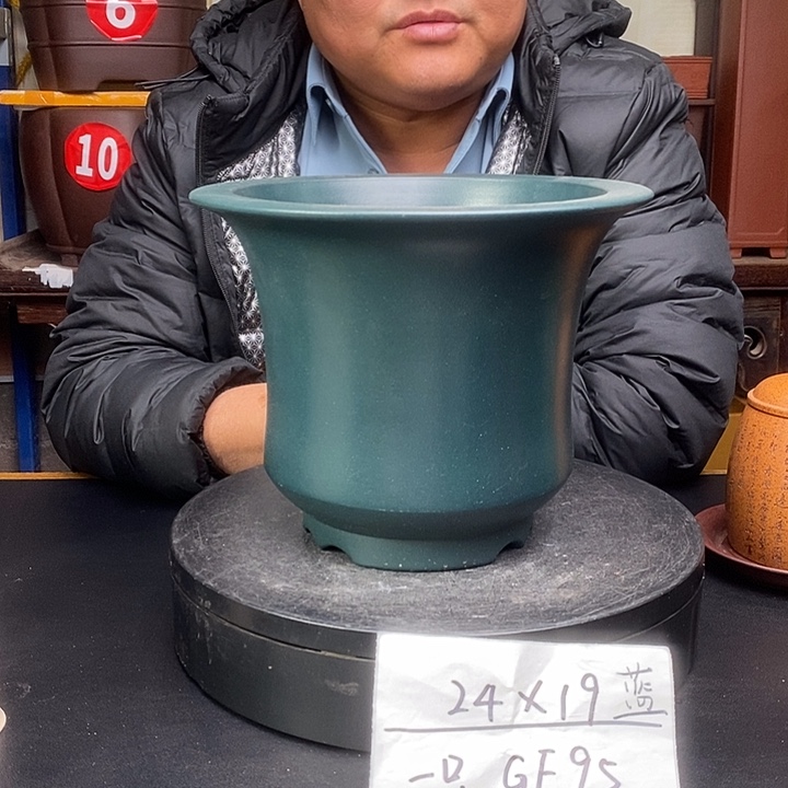 紫砂花盆货号一只GF95