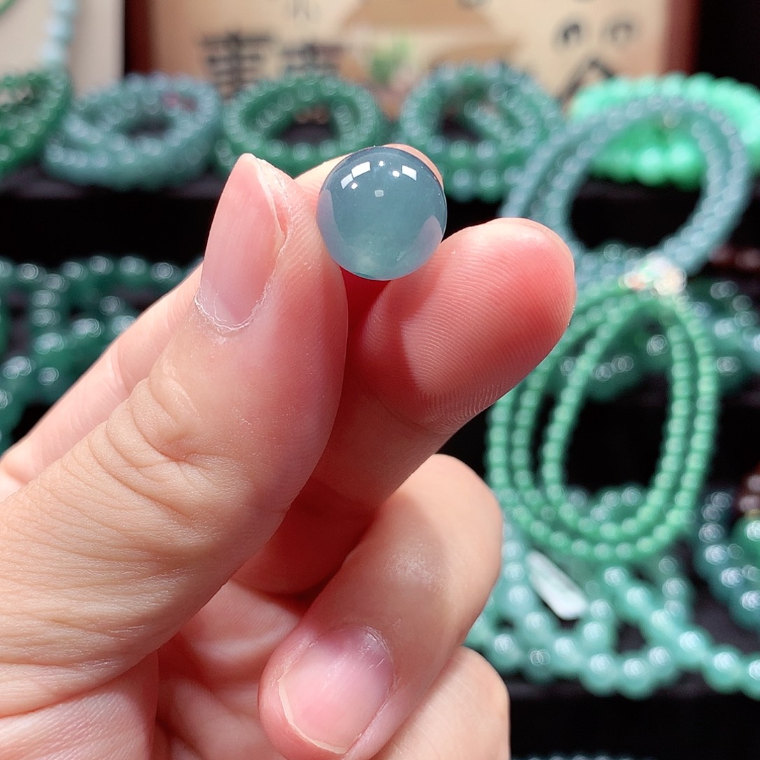 ᯤ***⁺手链翡翠未镶嵌卡12.6