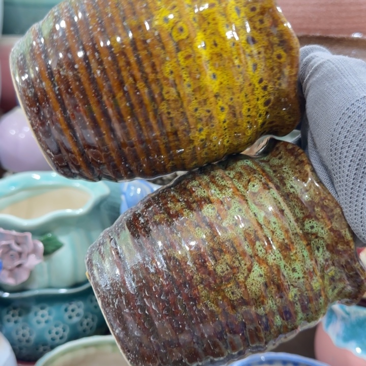 凑9米包邮，有孔，陶瓷花盆