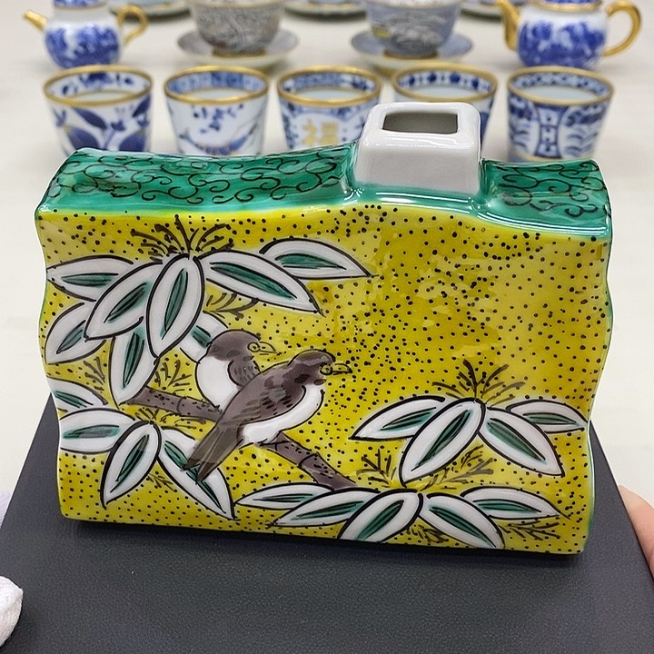 摆件九谷正品保真