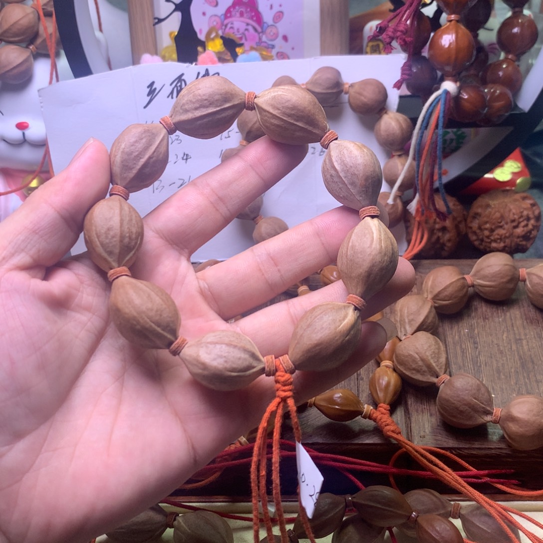 恰***处橄榄核手串/手链梅林铁核20/28