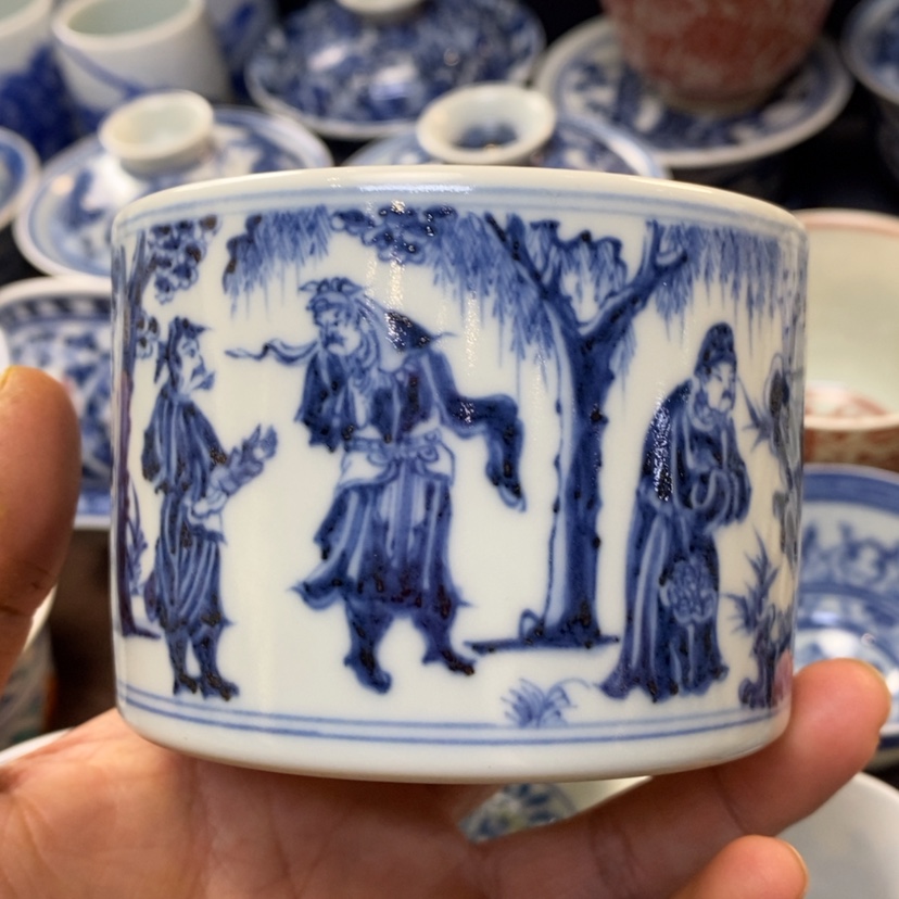 【闪购商品】景德镇青花主人杯