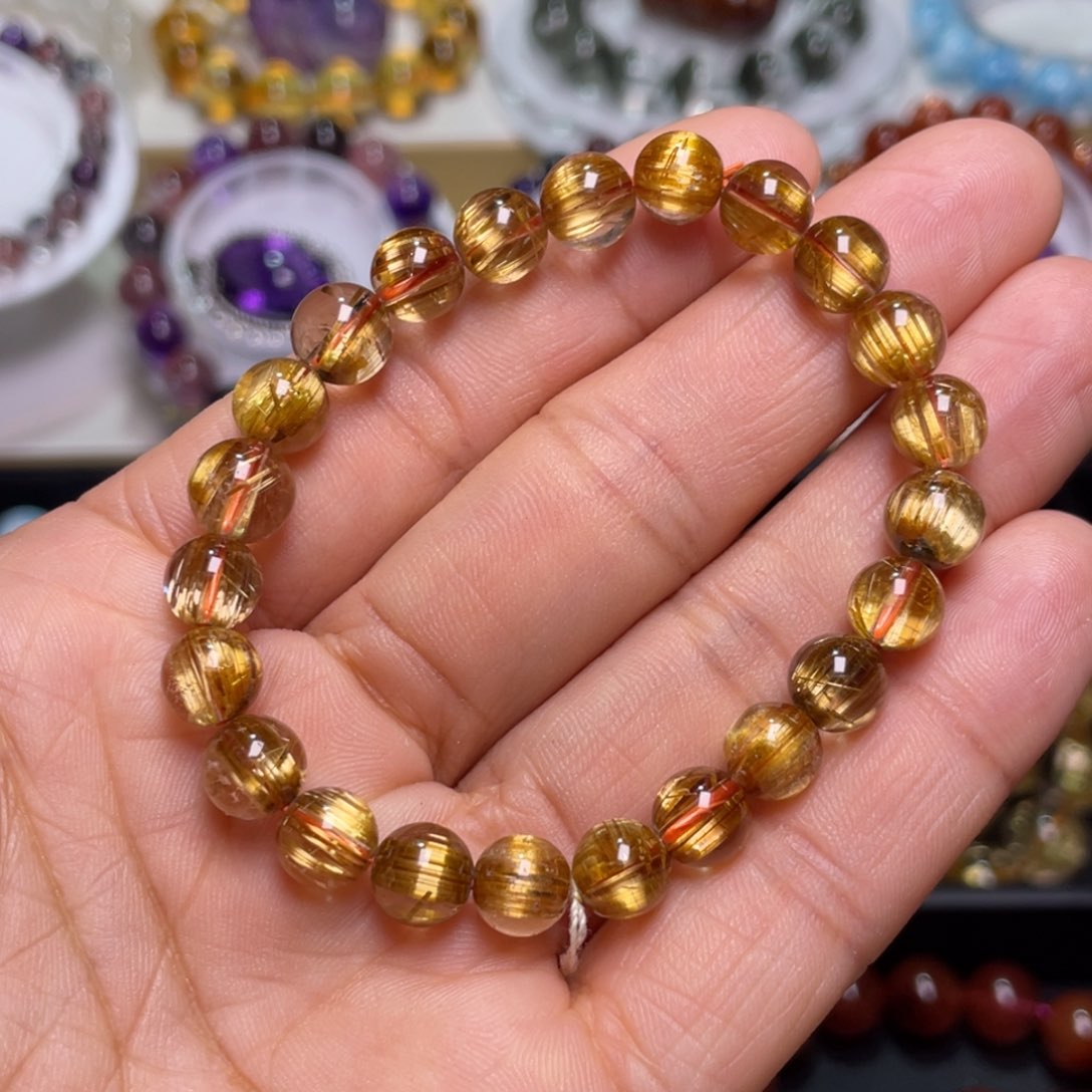 水晶手链未镶嵌钛晶