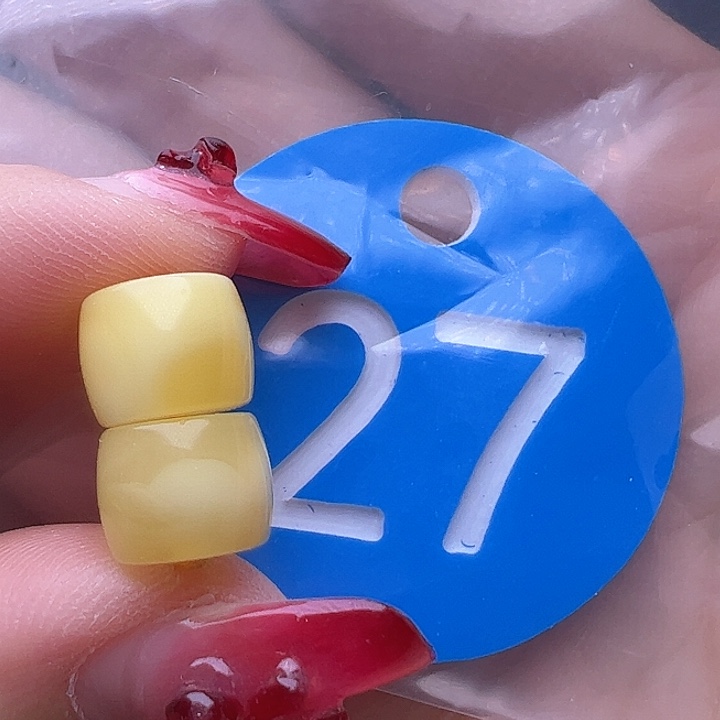 蜜蜡裸石未镶嵌9mm 直切