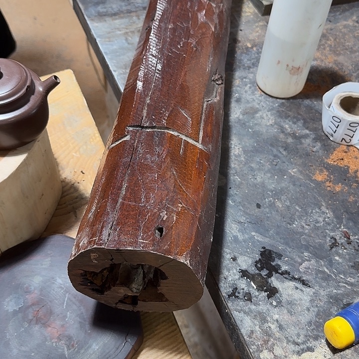 大果紫檀（缅甸花梨）蛇纹木5公分