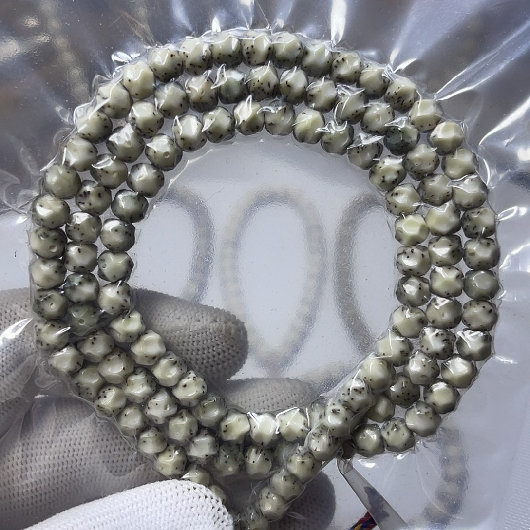 星月菩提手串7改满工无相半壁留白冰糖料