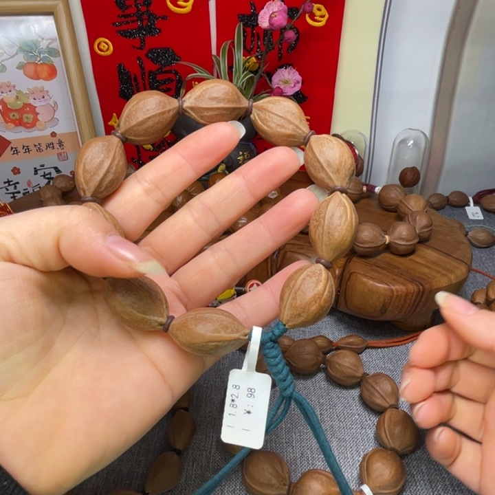 橄榄核手串/手链梅林铁核18.28