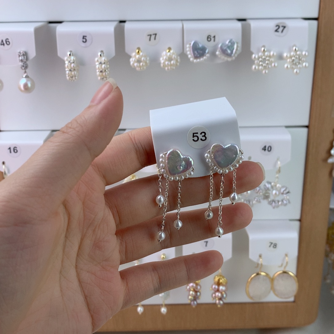 未镶嵌耳饰淡水珍珠