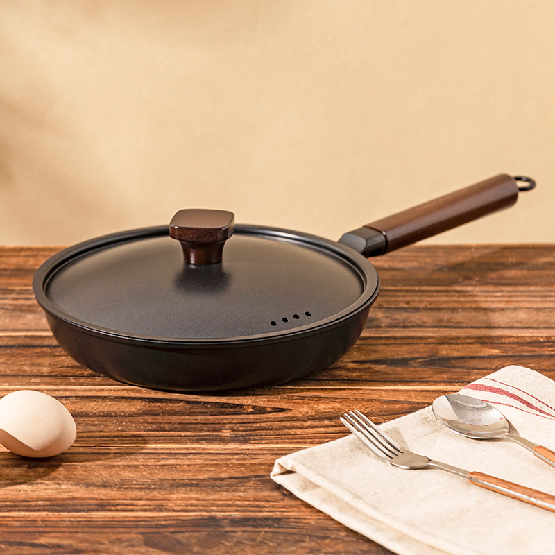 【摩登主妇】平底锅不粘锅家用无涂层铁锅煎饼煎蛋牛排煎锅煤气灶