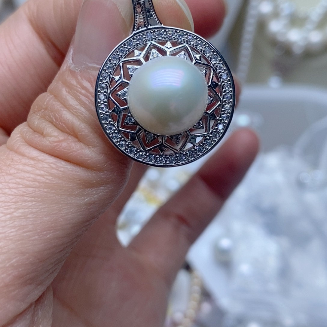 未镶嵌吊坠淡水珍珠