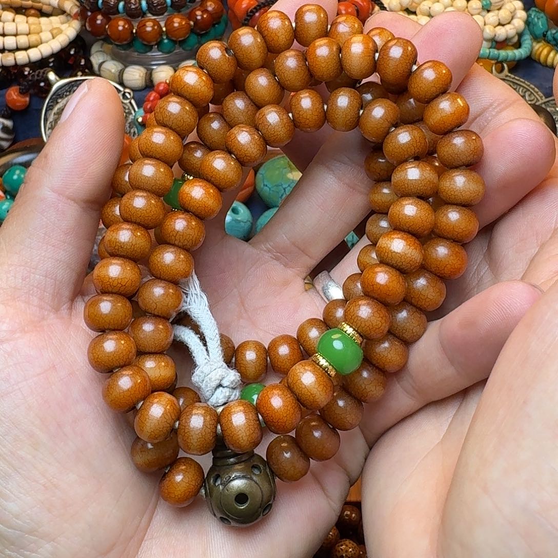 柏香籽/百香籽吊坠星月