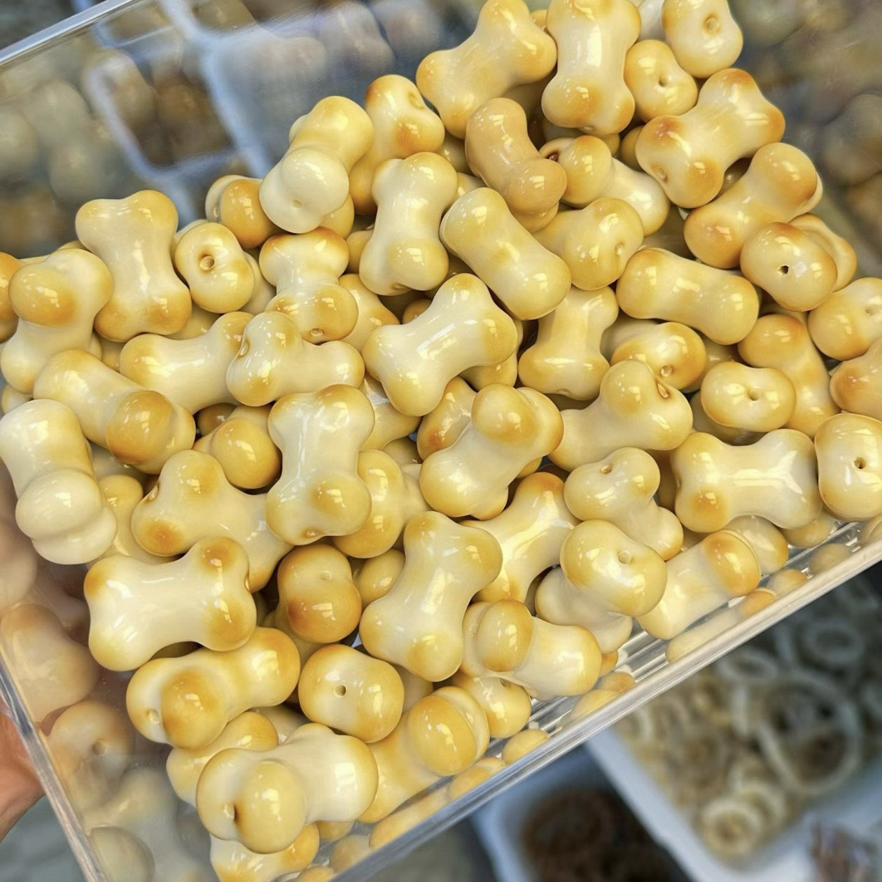 02天然炭烧象牙果雕刻DIY骨头文玩精美配件