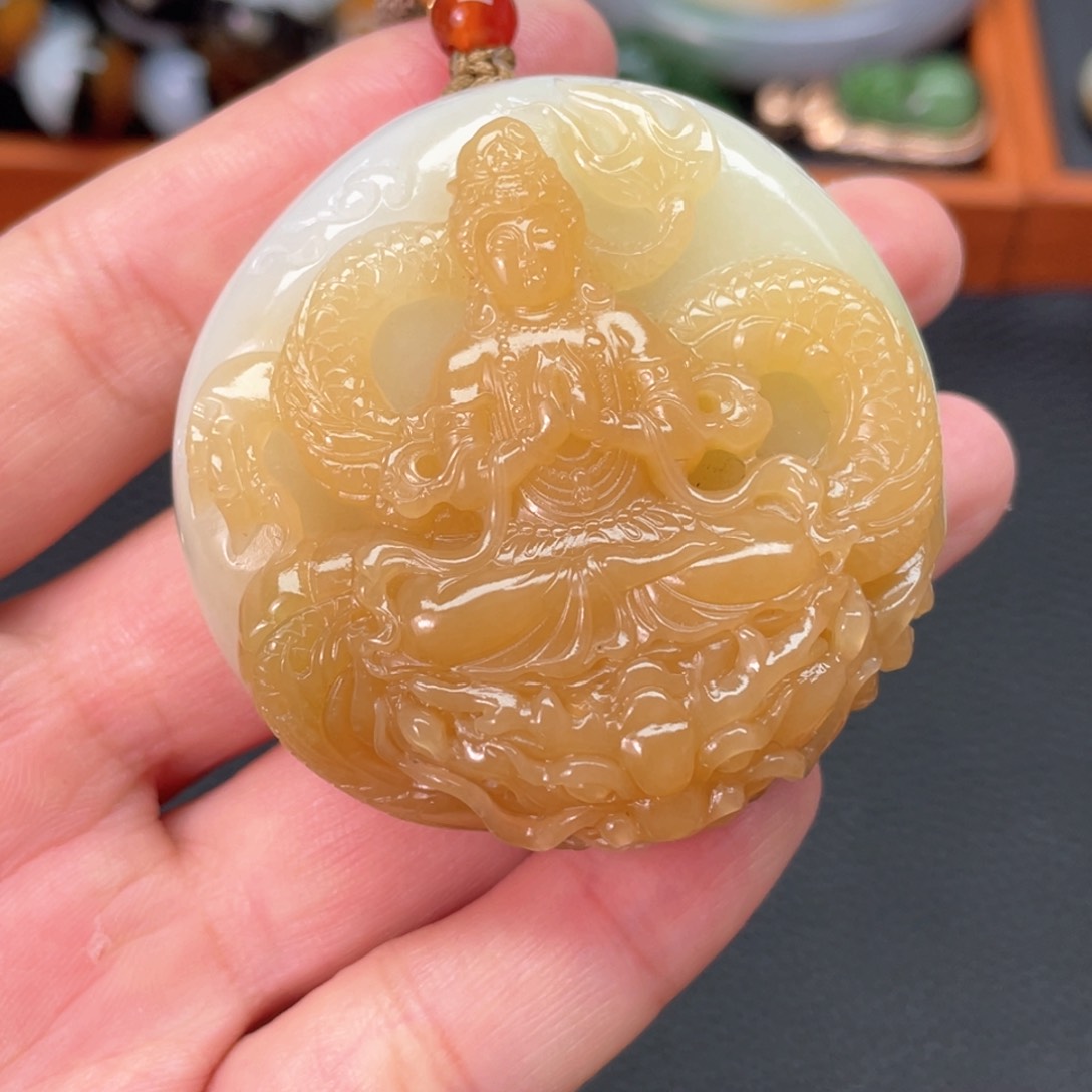 和田玉把件未镶嵌