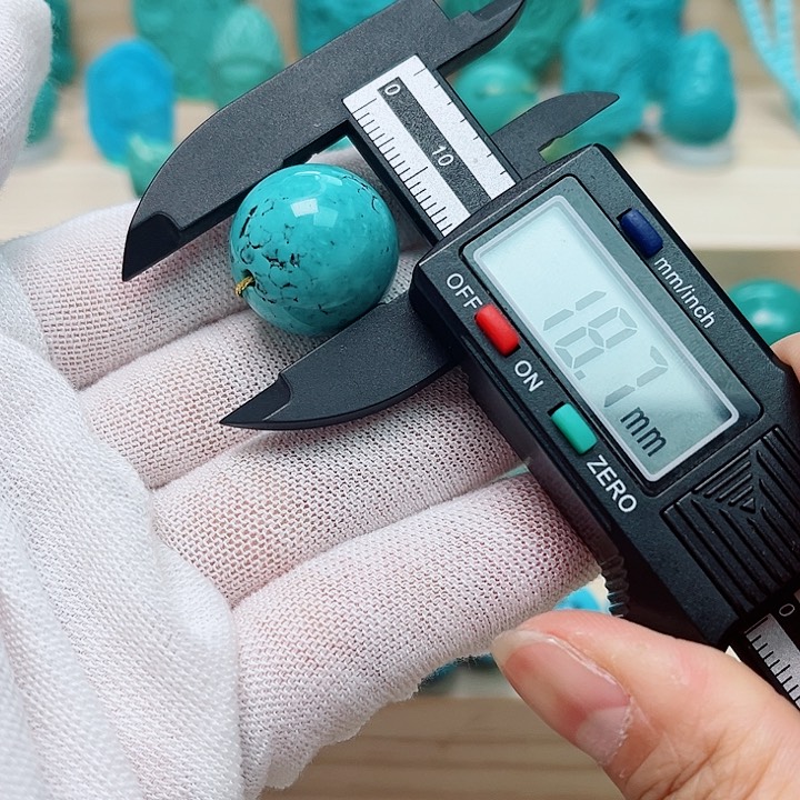 绿松石未镶嵌圆珠