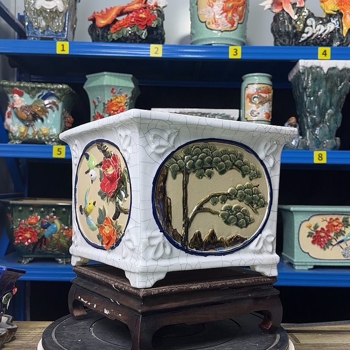 锋***哥石湾盆石湾盆石湾盆瑕疵