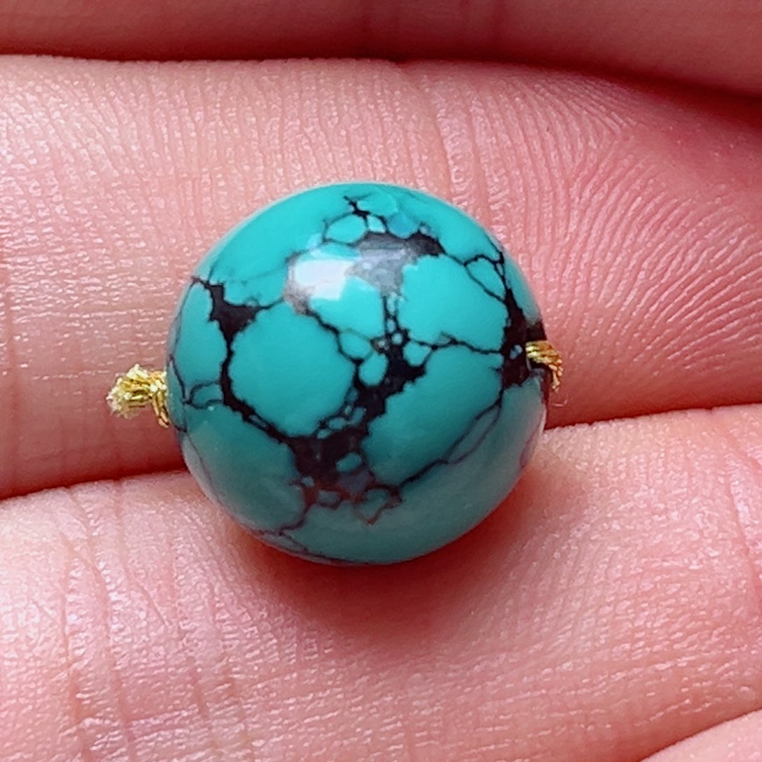 绿松石13.1圆珠未镶嵌