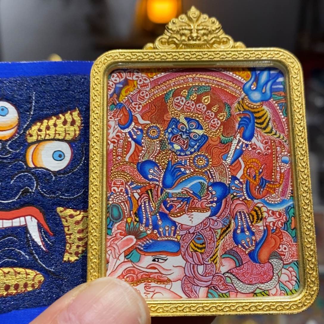 东***楼吊坠唐卡艺术作品欣赏