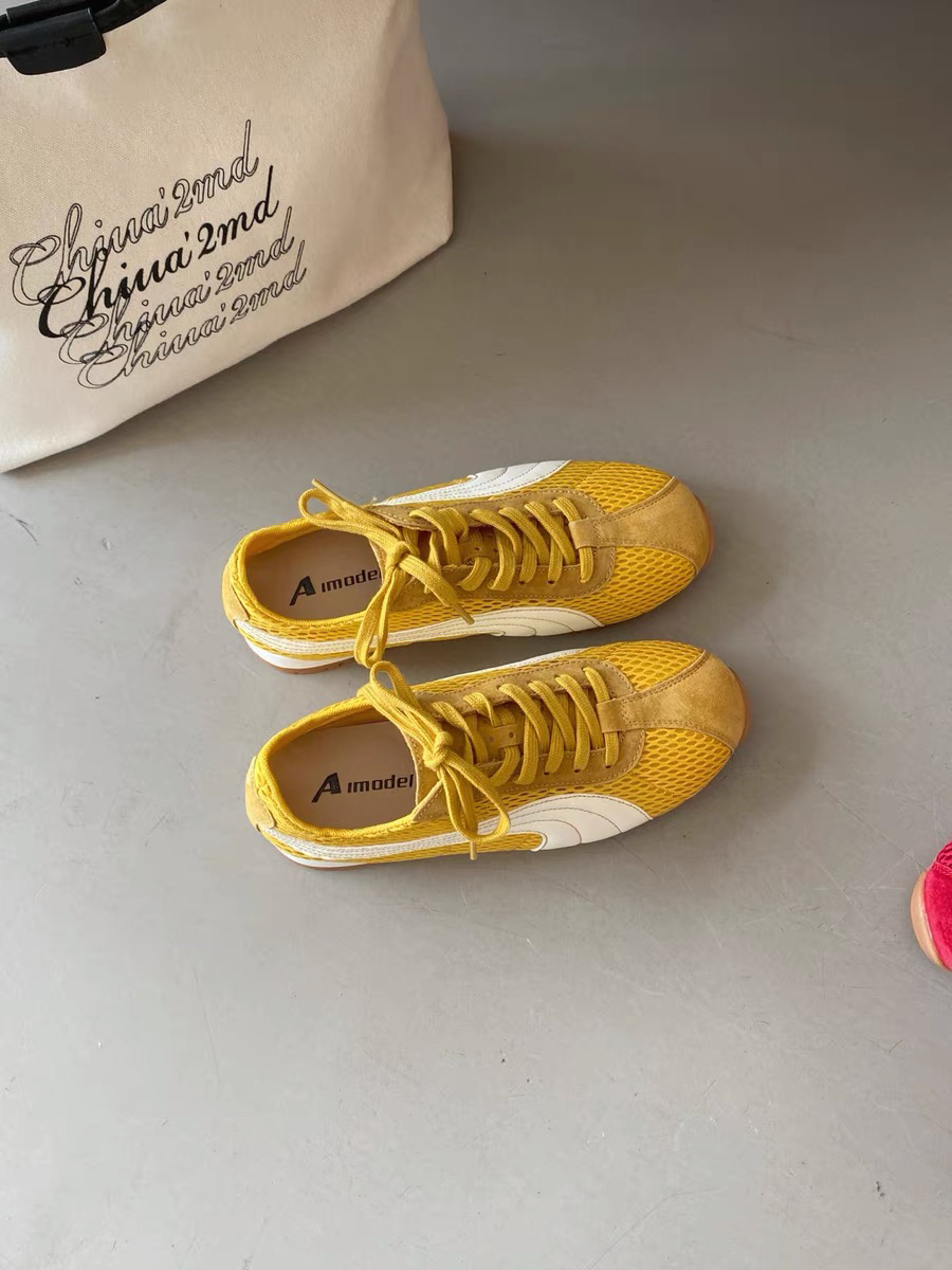 鞋子断码捡漏潮鞋女子德训鞋百搭夏季透气低帮网面