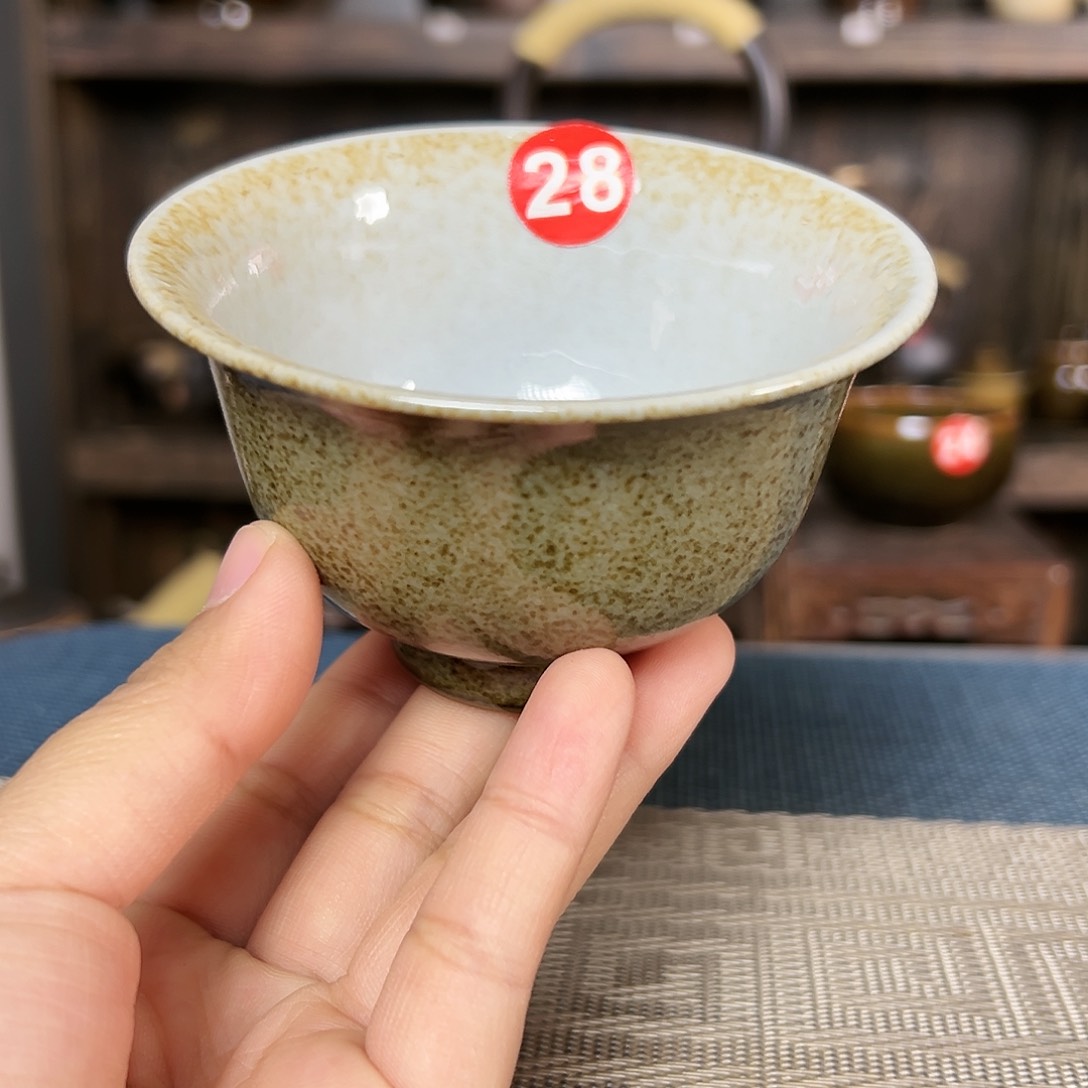 纯手工制作的特色窑变主人杯