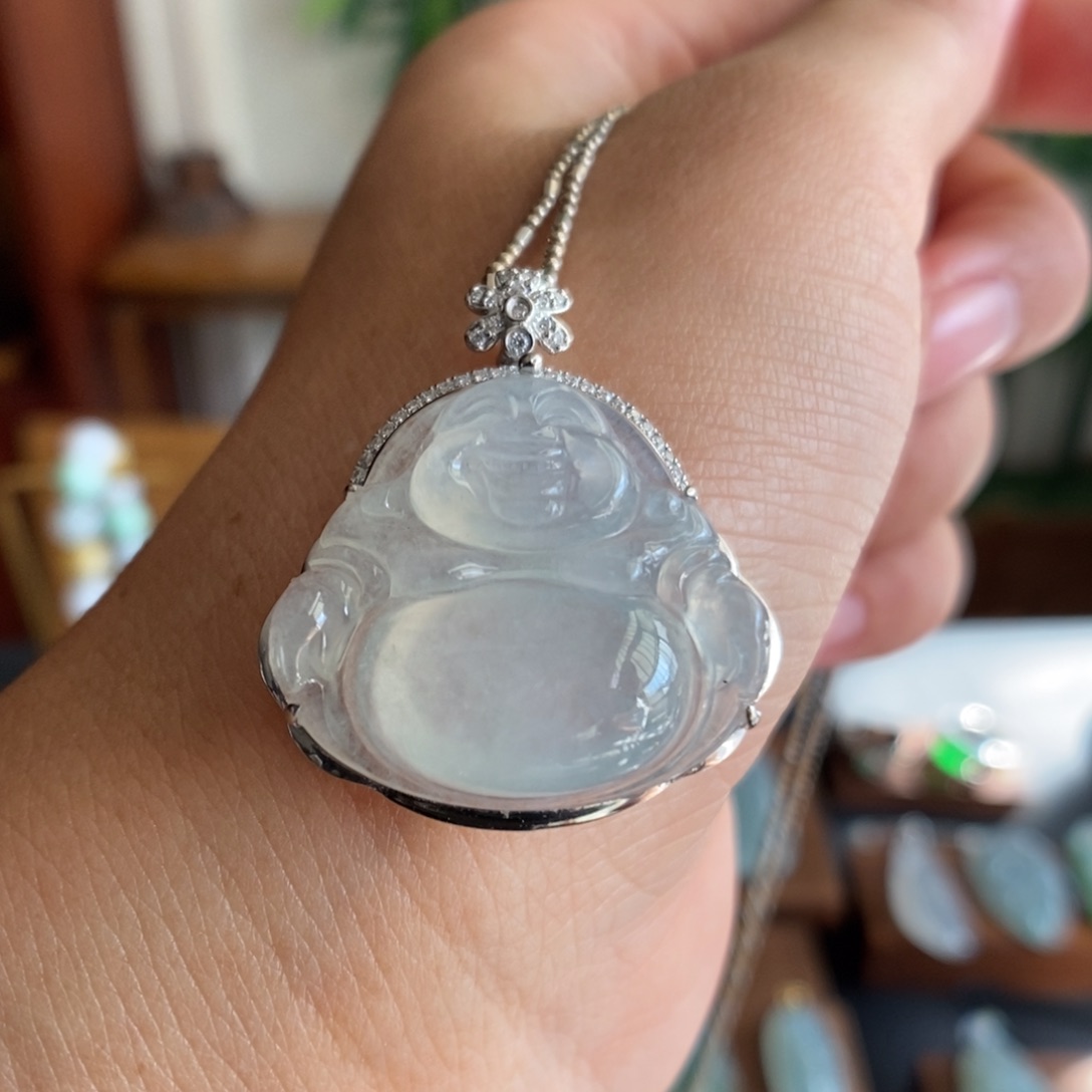 【闪购商品】颈饰18K金镶嵌翡翠x*k30