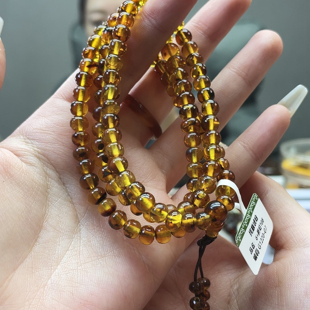 琥珀未镶嵌裸石抚顺琥珀6金珀