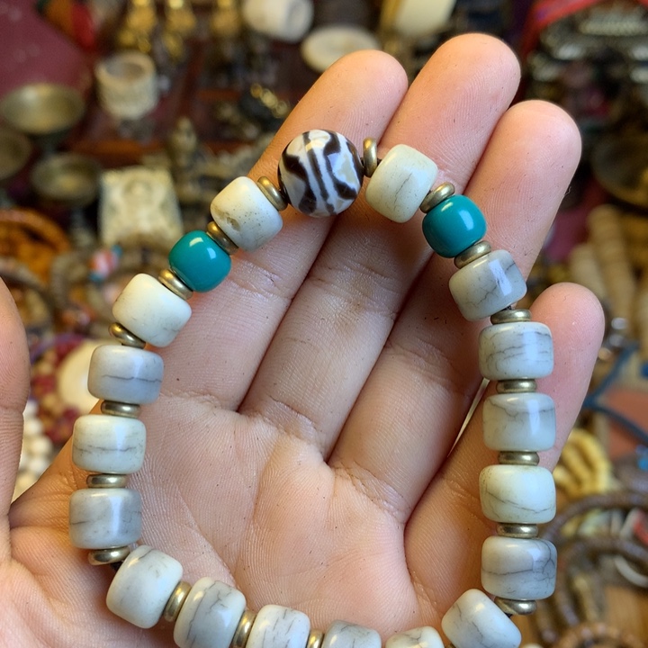 星月菩提吊坠藏传喜马拉雅艺术品