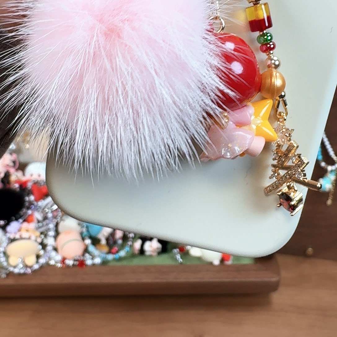 花岗石铁合金diy原创设计手机链