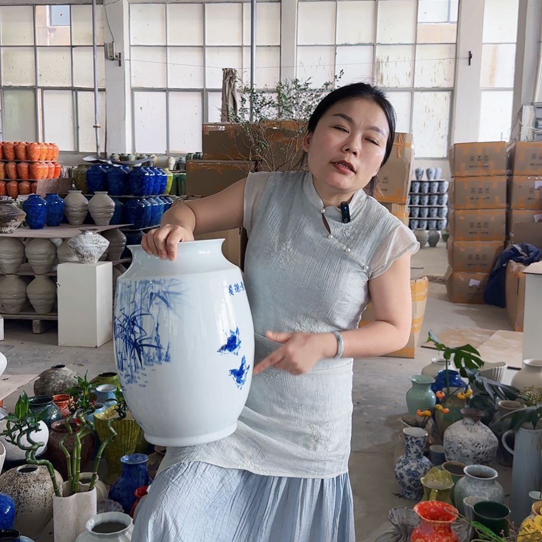 景德镇陶瓷艺术花瓶