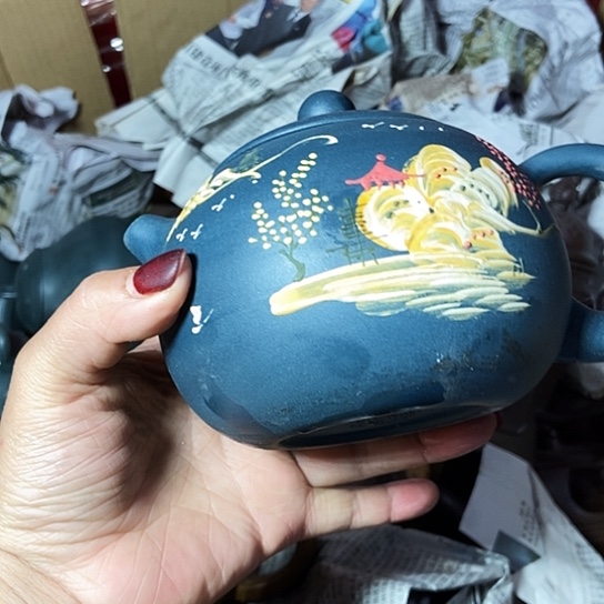 手工制作宜兴紫砂壶