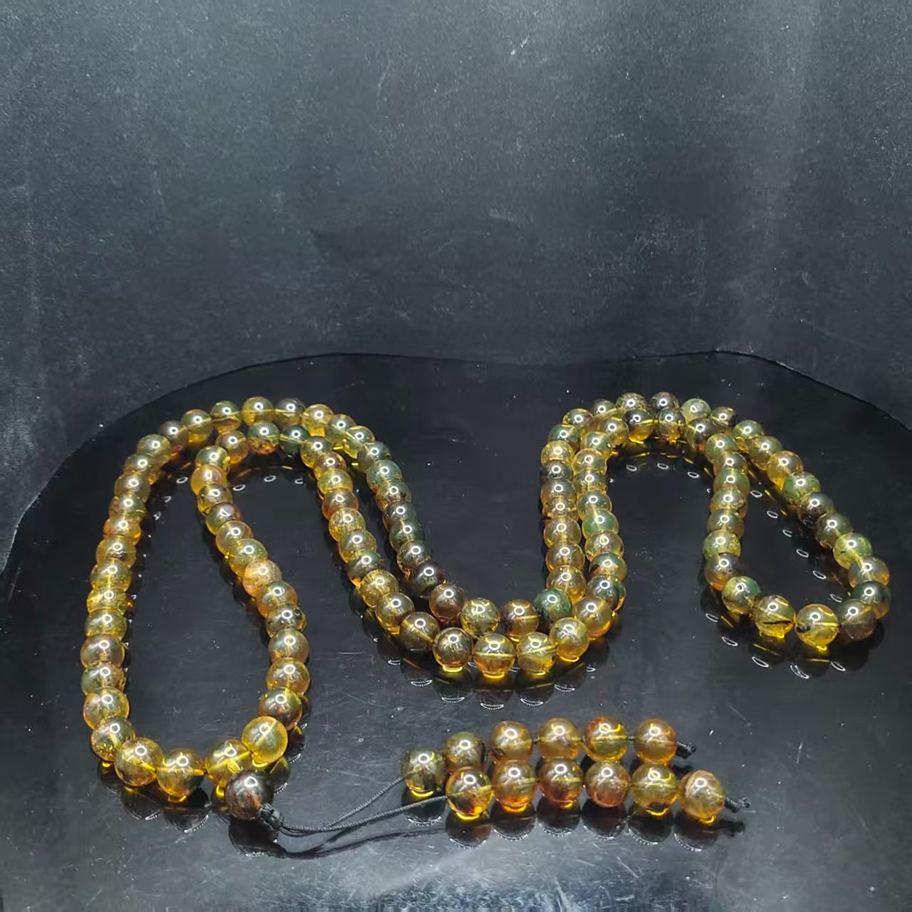 【康康严选】琥珀毛衣链GL【多样性发其一】约8mm+