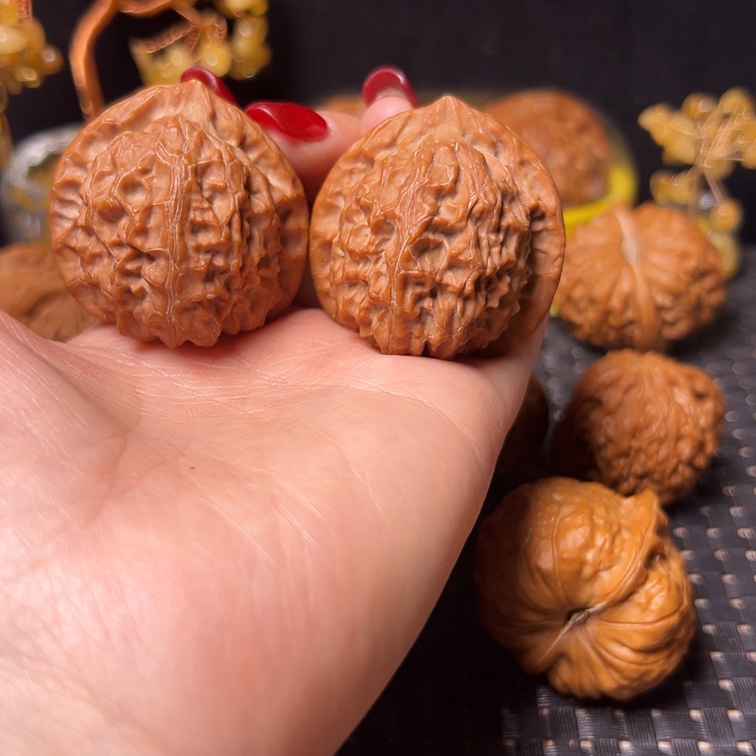 把件文玩核桃41金麒麟全