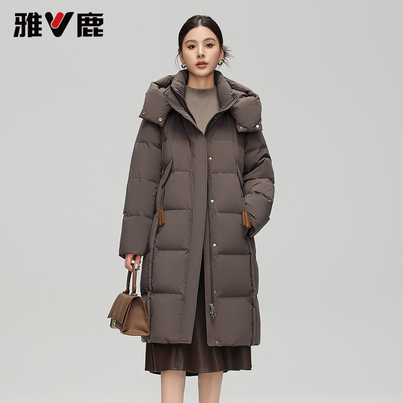 雅鹿羽绒服新款保暖洋气长款羽绒服女款女士羽绒服推荐冬季外套女商品图