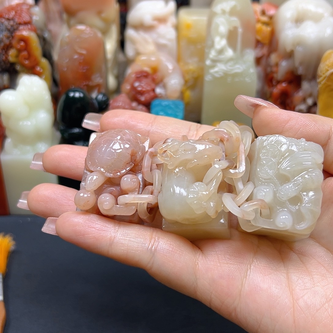 寿山石?*坦印章雕刻工艺