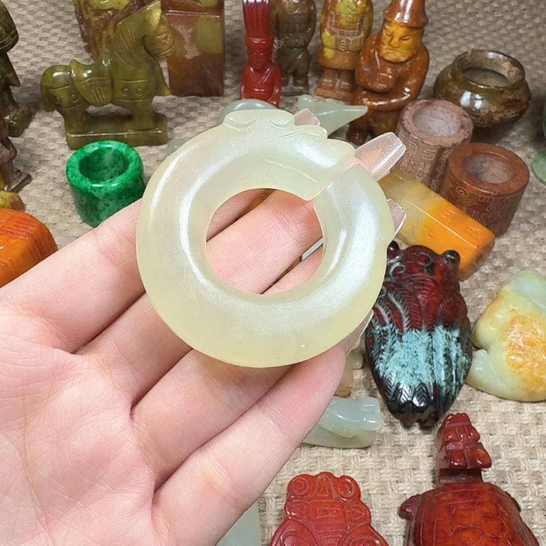 白玉菩提吊坠挂件