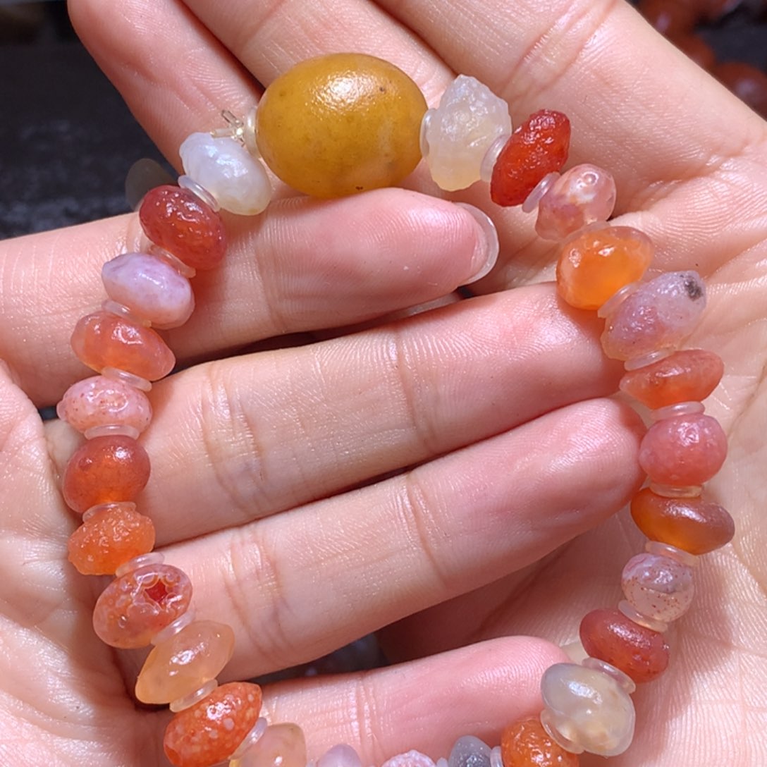 未镶嵌玛瑙/玉髓珠宝半成品