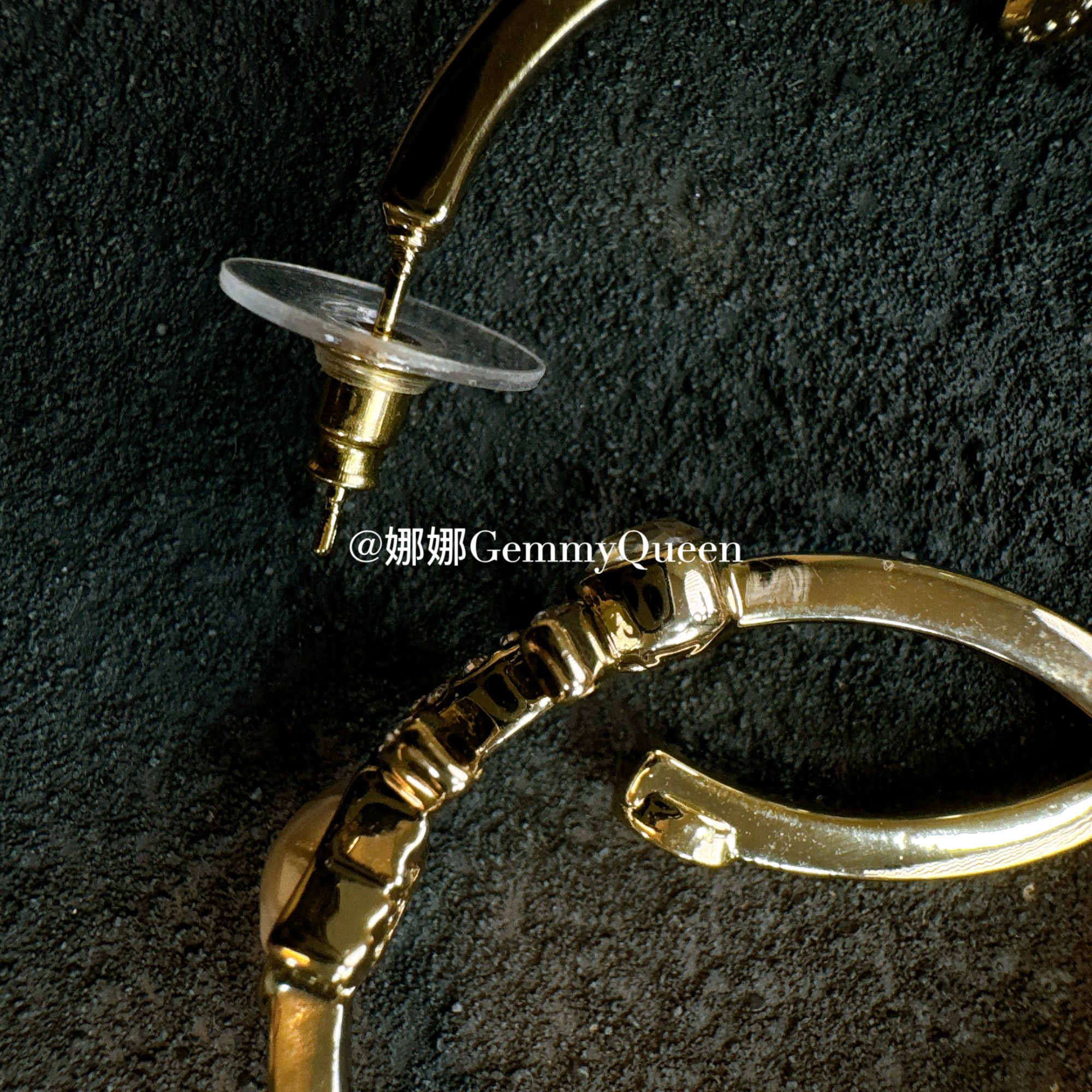 铜合金合成锆石耳饰 娜娜GemmyQueen耳环GQ09529