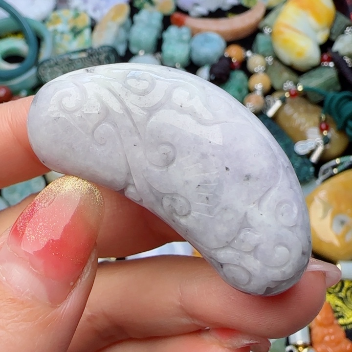 翡翠颈饰未镶嵌天然A货94