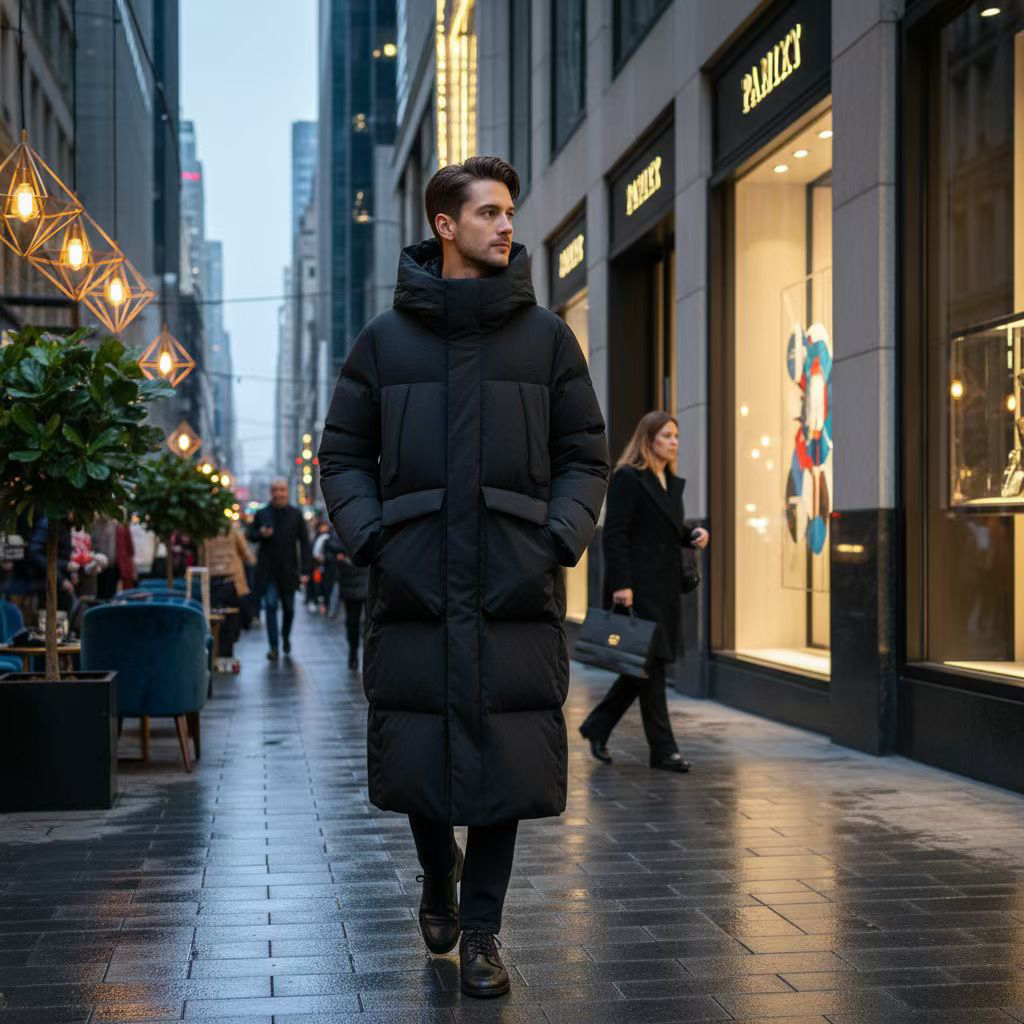 锆石户外 户外滑雪登山极寒天气必备羽绒服5214