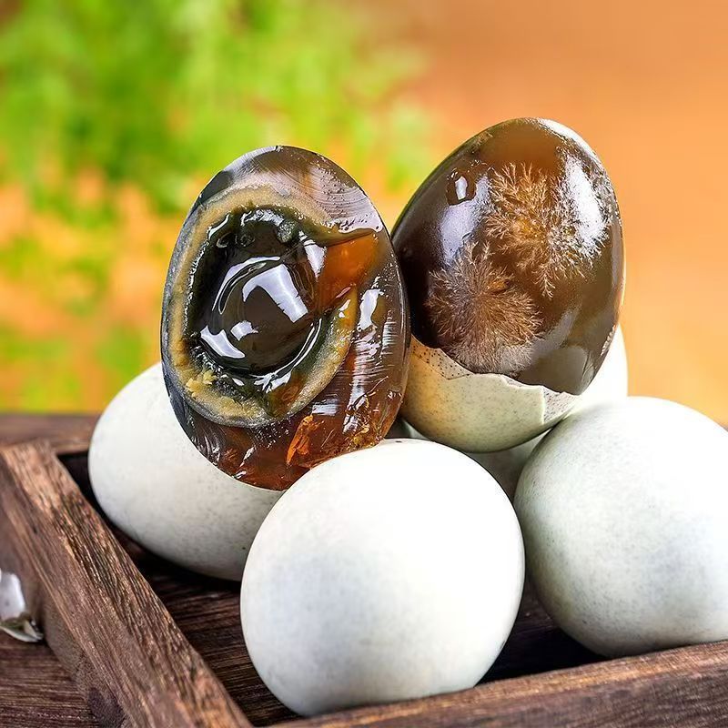 【买10送6枚】正宗松花溏心皮蛋传统无铅工艺农家自制50-60克