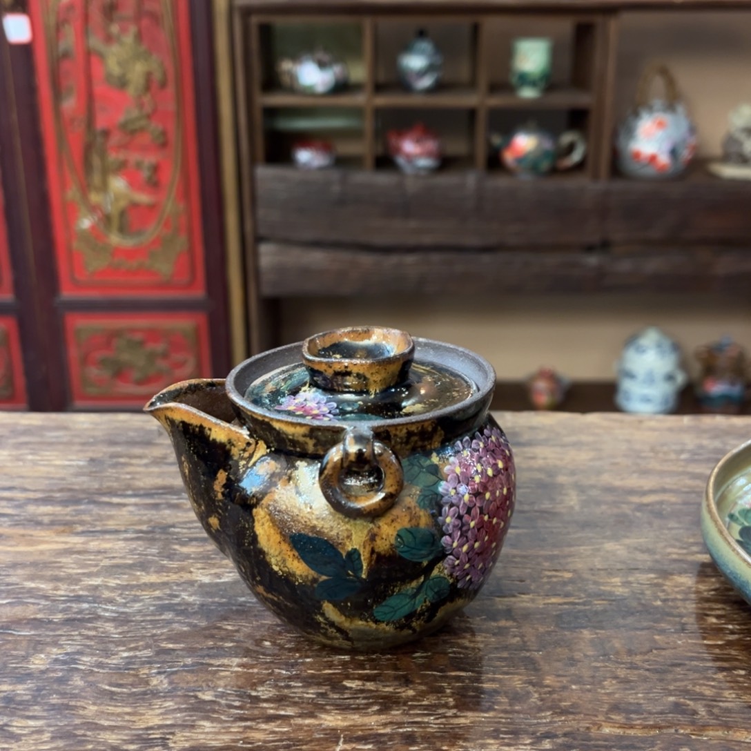 景德镇柴烧手工手绘陶瓷